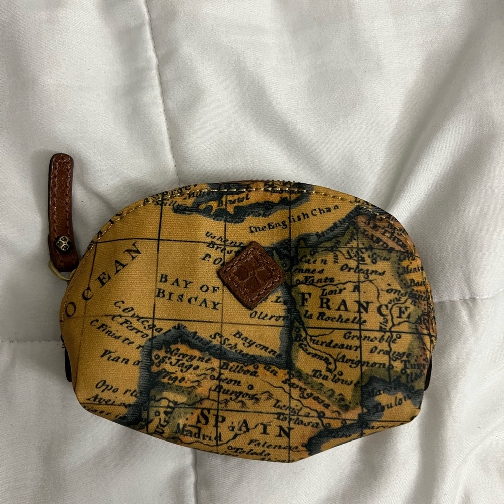 Patricia Nash European Map coin purse